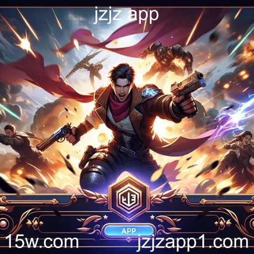 Imagem promocional da jzjz app mostrando a plataforma e suas vantagens